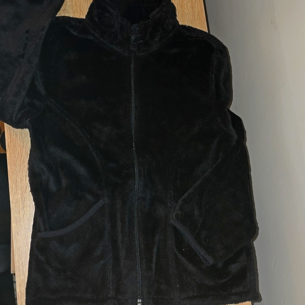 Fuzzy zip up sweater - Picture 2 of 2